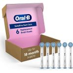 Oral-B Hassas Diş Eti Bakımı Elektrikli Diş Fırçası Yedek Fırça Başlıkları, 6 Adet - Renkli
