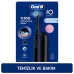 Oral-B iO 2 Şarjlı Diş Fırçası - Siyah,+ Seyahat Kabı (Teşhir Ürünü)