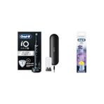 Oral-B Io Sense ile Io - 10 Siyah Elektrikli/şarjlı Diş Fırçası + Oral-B Io Radiant Beyaz Diş Fırçası Yedek Başlığı 4 Adet - Kestane Akaju - Option-1