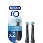 Oral-B iO Ultimate Clean Siyah Şarjlı Diş Fırçası Yedek Başlığı 2 Adet