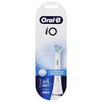 Oral-B İo Ultimate Clean Yedek Diş Fırçası Başlığı, 4 Adet, Beyaz