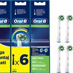 Oral b Oral-B Eb50 Cross Action Clean Maximiser 6'lı Diş Fırçası Yedek Başlığı Beyaz