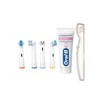 Oral-B Oral - B Şarjlı Diş Fırçası Başlığı Uyumlu Yedek Başlık & Oral B Diş Macunu & Koruma Kapağı