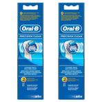 Oral-B Precision Clean 2 Adet Diş Fırçası Yedek Başlığı