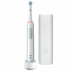Oral-B PRO 3 3500 elektrikli diş fırçası, 3 temizleme modu ve 360° görsel basınç kontrolü, diş bakımı için, seyahat çantası, kadın ve erkek için hediye, beyaz