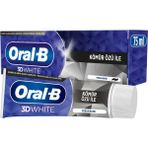 Oral-B Pro 3D White 75 ml Kömür Özlü Diş Macunu Ferah Nane Aromalı Beyazlatıcı Etkili