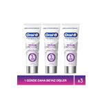 Oral-B pro 3D White Clinical Yoğun Beyazlık Parlak Beyaz Diş Macunu 75 ml x 3