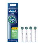 Oral-B Pro Cross Action X-Filament Şarjlı Diş Fırçası Yedek Başlığı 4 Adet Beyaz