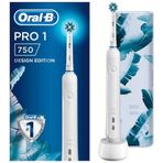 Oral-B Pro1 750 Beyaz Şarj Edilebilir Diş Fırçası ve Seyahat Kabı