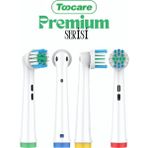 Oral-B Şarjlı Diş Fırçası Uyumlu 4 Adet Premium Kalite Yedek Başlık - 1