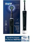 Oral-B Şarjlı Elektrikli Diş Fırçası Vitality Pro Siyah +Pro Onarım 50ml Diş Macunu