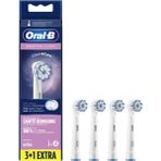 Oral-B Sensitive Clean Diş Fırçası Yedek Başlık 3+1 Parça Diş Fırçası Kabı ile Hassas Temizlik