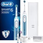 Oral-B Smart 6000 Şarj Edilebilir Diş Fırcası Cross Action 2 Yedek Başlıklı, Mavi