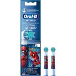 Oral-B Spiderman Şarjlı Diş Fırçası Yedek Başlığı Beyaz 2'li 4 Adet
