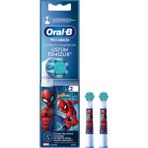 Oral-B Spiderman Yedek Diş Fırçası Başlığı Orta Sertlikte 2 Adet Hassas Temizlik İçin