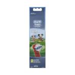 Oral-B Stages Mickey Mouse Tasarımlı Extra Soft Çocuk Diş Fırçası Yedek Başlık 2'li – Hassas ve Nazik Temizlik, Mavi