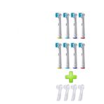 Oral B Uyumlu Şarjlı ve Pilli Diş Fırçası 8 Adet Yedek Başlık Uyu