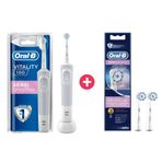 Oral-b Vitality 100 Sensi Ultra Thin Şarjlı Diş Fırçası + 2'li Yedek Başlık