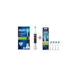 Oral-B Vitality D100 Şarjlı Diş Fırçası Siyah Ve 4 Yedek Başlık