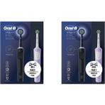 Oral-B Vitality Pro D103 Cross Action 2'li Şarjlı 2 Adet - Açık Pembe - Siyah