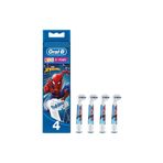 Oral B Yedek Başlık 4'lü İçin Spiderman Çocuk Şarjlı Diş Fırçası
