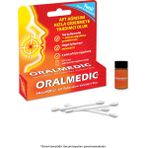 Oralmedic Aft Tedavi Seti Tek Kullanımlık 0.35 ml Şişe 4 Uygulama Çubuğu Hızlı Ağrı Giderici