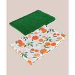 Orange 2'li Mutfak Havlusu - Renkli - 40 x 60 cm