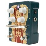 Orange Pedal fuzz turuncu kürk manto