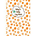 Orange Polka Dot: Baby daily log book for newborns or Toddler, Schedule for tracking daily care routine activity, Feeding Food, Sleep/ Naps, Diaper ... Undated Calendar, 120 pages, Size 6” x 9”.