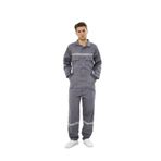 Orange Safety Gri Bütün İş Tulumu 12/16 Gabardin (L)