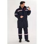 Orange Safety Shd Mont + Tulum Takım Reflektörlü Lacivert - 2XL