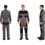 Orange Safety Titan Pro Bütün Iş Tulumu Gri - 3XL