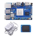 Orangepi 5 MAX 16GB Ram 2.5G Yüksek Hızlı Ağ Bağlantı Noktası LPDDR5 RK3588 Kurulu 8K Video Çözme M.2 PCIE 2.5G LAN Wi-Fi 6E+BT 5.3/BLE Modülü (16GB RAM Kartı+256G eMMc+5V5A Güç)