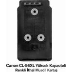 Oratek Canon Pixma E404 / CL-56XL Renkli Yüksek Kapasite Tıpalı Ithal Muadil Dolabilen Kartuş - Beyaz
