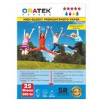 Oratek E464 Yazıcı İçin Pg-46 Cl-56 Evertday Premium Parlak 13X18Cm Fotoğraf Kağıdı 200 Gr25 Adet, Beyaz