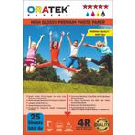 Oratek Epson Ecotank T664/6641 L210 Fotoğraf Kağıdı 10X15 Cm Premium Parlak 260 Gr 25 Adet, Beyaz