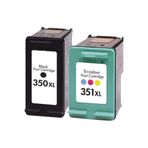ORATEK HP Photosmart C4280 350XL / 351XL Siyah ve Renkli Yüksek Kapasiteli Muadil Kartuş Seti