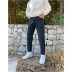 Oray Store Yıkamalı Boyfriend Pantolon Erkek Rahat Kalıp Pamuklu Denim 33 Beden - Siyah