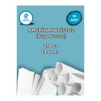 Orbak Kağıt 270 Gr. Amerikan Bristol Kağıt Karton 21x29,7 A4 Ebatında 50 Adet (0,84 KG)