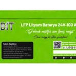Orbit 24V 100Ah Lifepo4 Marin Bluetooth Lityum Akü