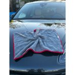 Orbit 2’li Süper Emici Mikrofiber Araç Kurulama Bezi | Profesyonel Oto Kurutma Havlusu 40X60 cm | Iz Bırakmaz, Çizmez, Ultra Yumuşak Yüksek Gramajlı Detay Temizlik Bezi - Gri - Turkuaz