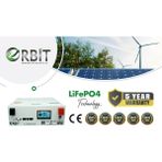 Orbit 51.2 V 100 Ah Lifepo4 Akü-Low Voltage-Ekranlı-Metal Kasa
