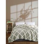 Orbit Home Terry %100 Pamuk 4 Katlı Müslin Çift Kişilik Yatak Örtüsü - Çok Amaçlı Pike & Koltuk Şalı & Bebek Oyun Matı - Mint - 230 x 250 cm