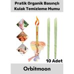 Orbitmoon Premium Seri Kulak İçi Kir Temizleme Hava Basınçlı Doğal Aromaterapi Mumu 10 Adet