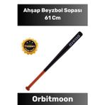 Orbitmoon Premium Üretim Kırılmaz Kaliteli Ahşap Mükemmel Kavrama 28 inc Baseboll Beyzbol Sopası 61 Cm