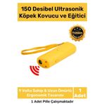 Orbitmoon Premium Ürün 9 Volt 150 Desibel Ergonomik Ultrasonik Pilli Ledli Flaş Köpek Uzaklaştırıcı Eğitici