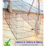 Orbo Köpek Kedi Çiti Kafesi 120CMX60CMX48CM I Tip Oyun Eğitim Alanı 8 Parça Panel Çit Siyah