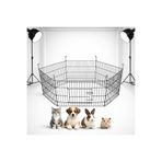 ORBO Pratik kurulum 63x56 Tel köpek Çit - Evcil Hayvanınız İçin Konforlu ve Güvenli Bir Oyun Alanı”