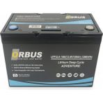 Orbus 12.8V 100Ah Lityum Akü 355x175x200 mm Boyutları ile Güvenilir Enerji Depolama