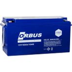 Orbus 12 V 150 Ah Bakımsız Nano Karbon Jel Akü